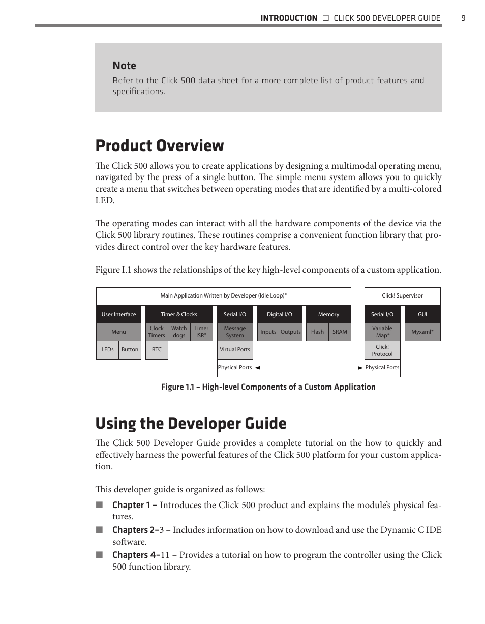 Product overview, Using the developer guide | Wavetronix Click 500 (programmable controller) (CLK-500) - Developer Guide User Manual | Page 10 / 196