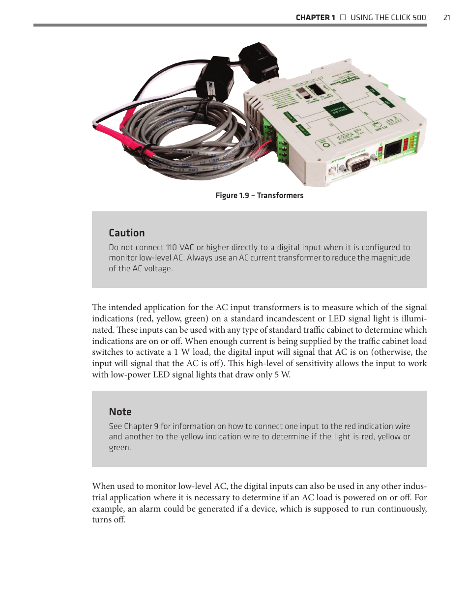 Caution | Wavetronix Click 500 (programmable controller) (CLK-500) - Developer Guide User Manual | Page 22 / 196