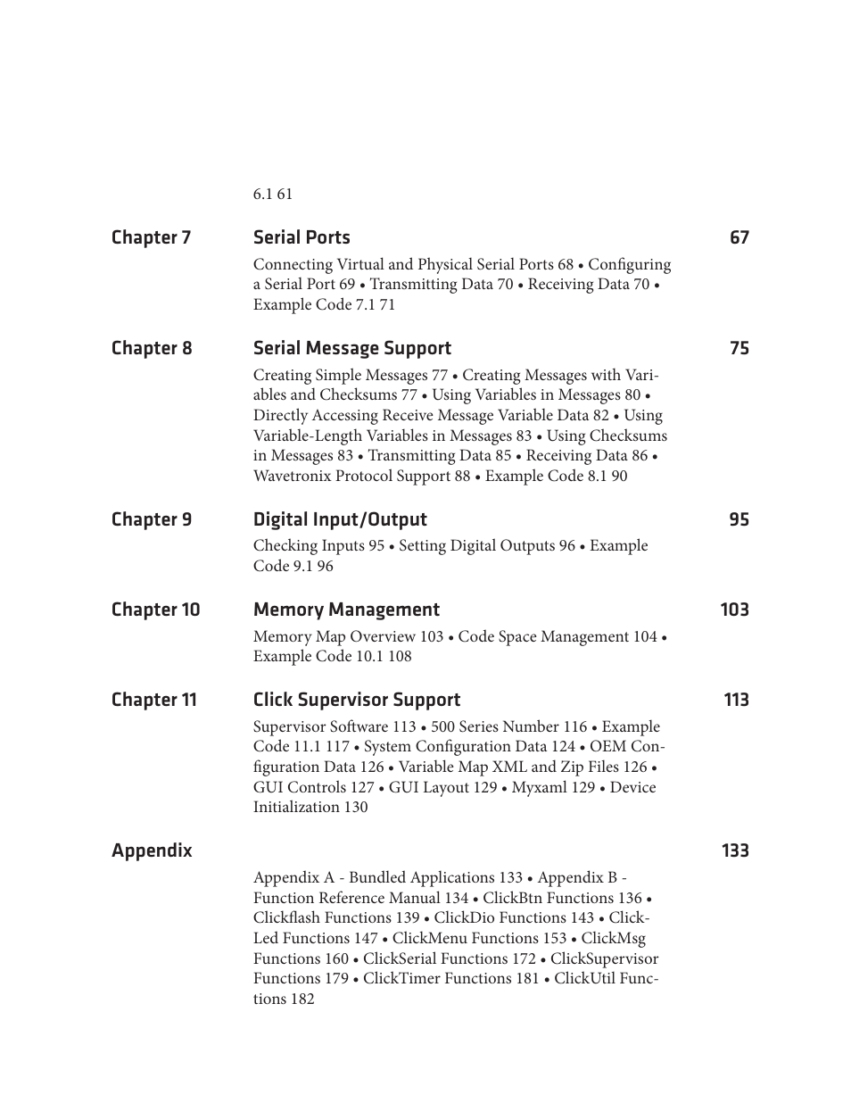 Wavetronix Click 500 (programmable controller) (CLK-500) - Developer Guide User Manual | Page 5 / 196