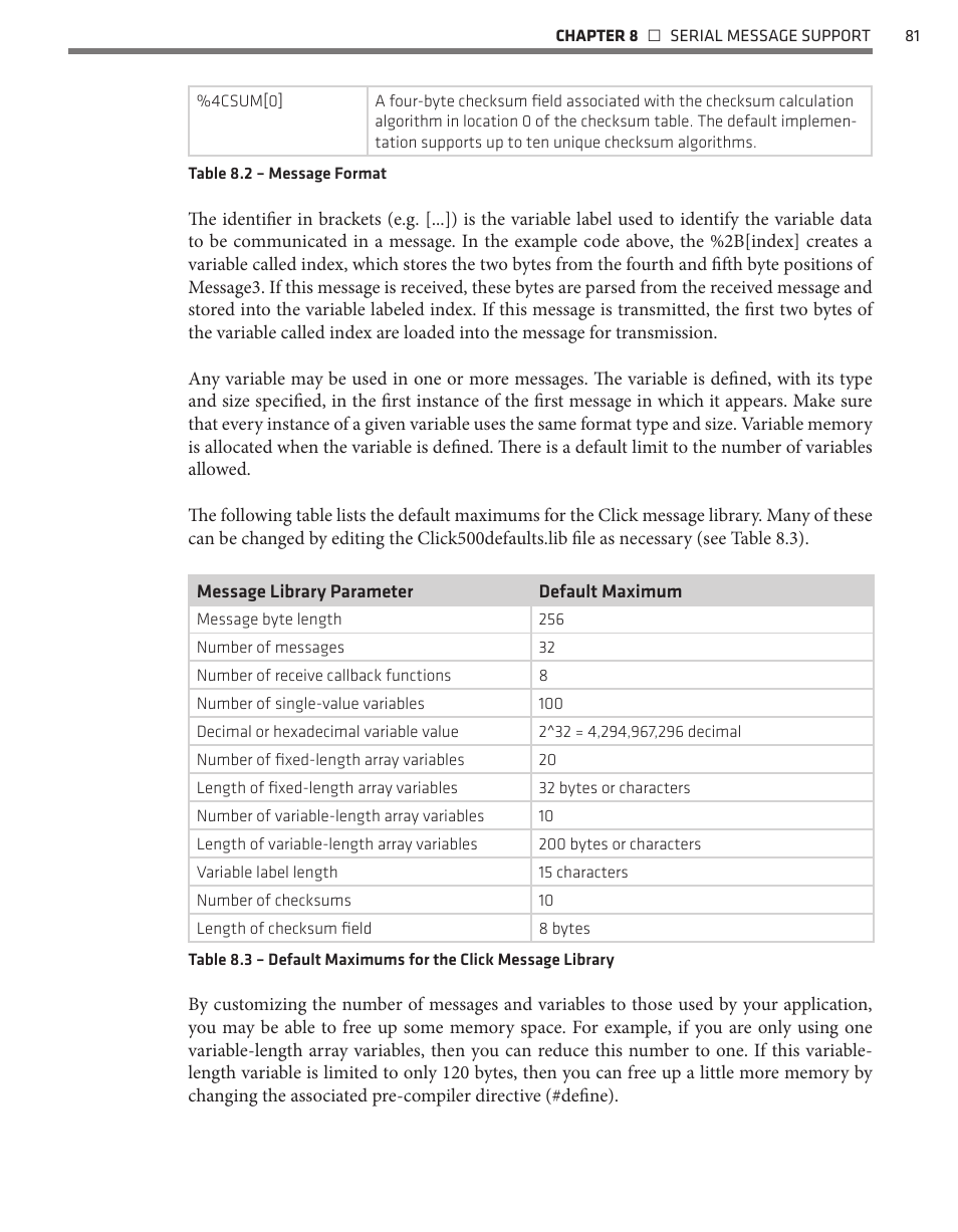 Wavetronix Click 500 (programmable controller) (CLK-500) - Developer Guide User Manual | Page 82 / 196