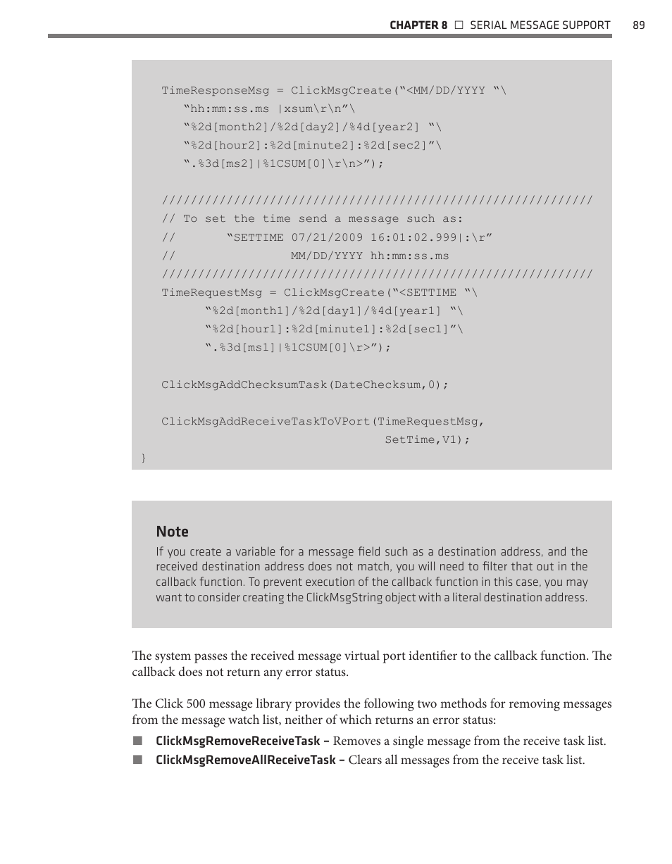 Wavetronix Click 500 (programmable controller) (CLK-500) - Developer Guide User Manual | Page 90 / 196