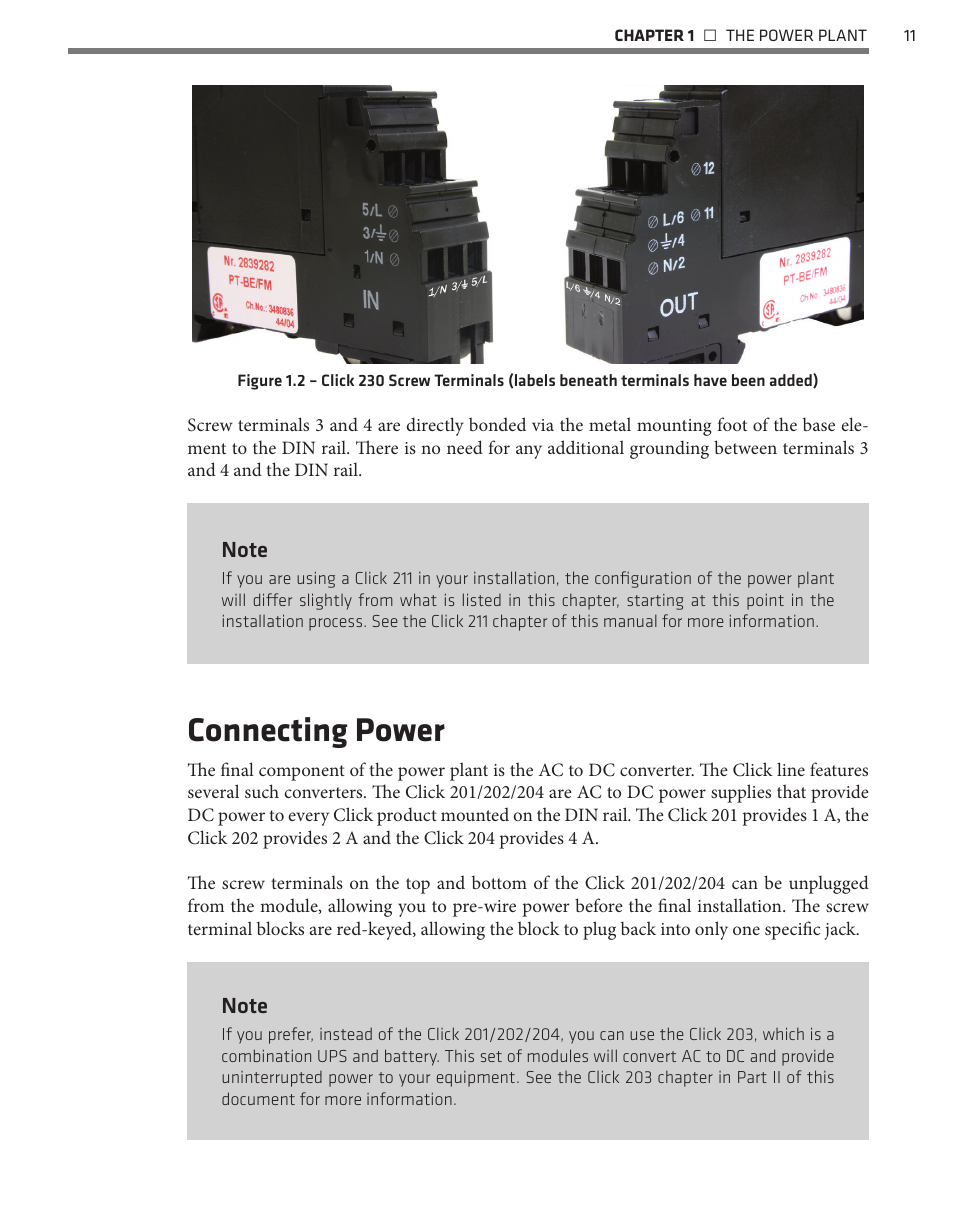 Connecting power | Wavetronix Click 500 (programmable controller) (CLK-500) - User Guide User Manual | Page 12 / 134