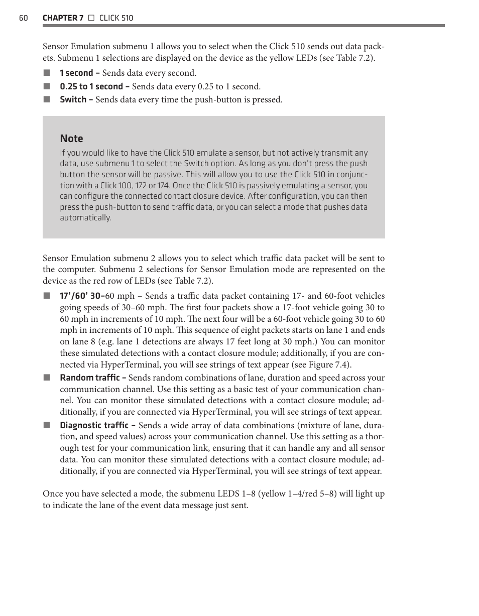 Wavetronix Click 500 (programmable controller) (CLK-500) - User Guide User Manual | Page 61 / 134