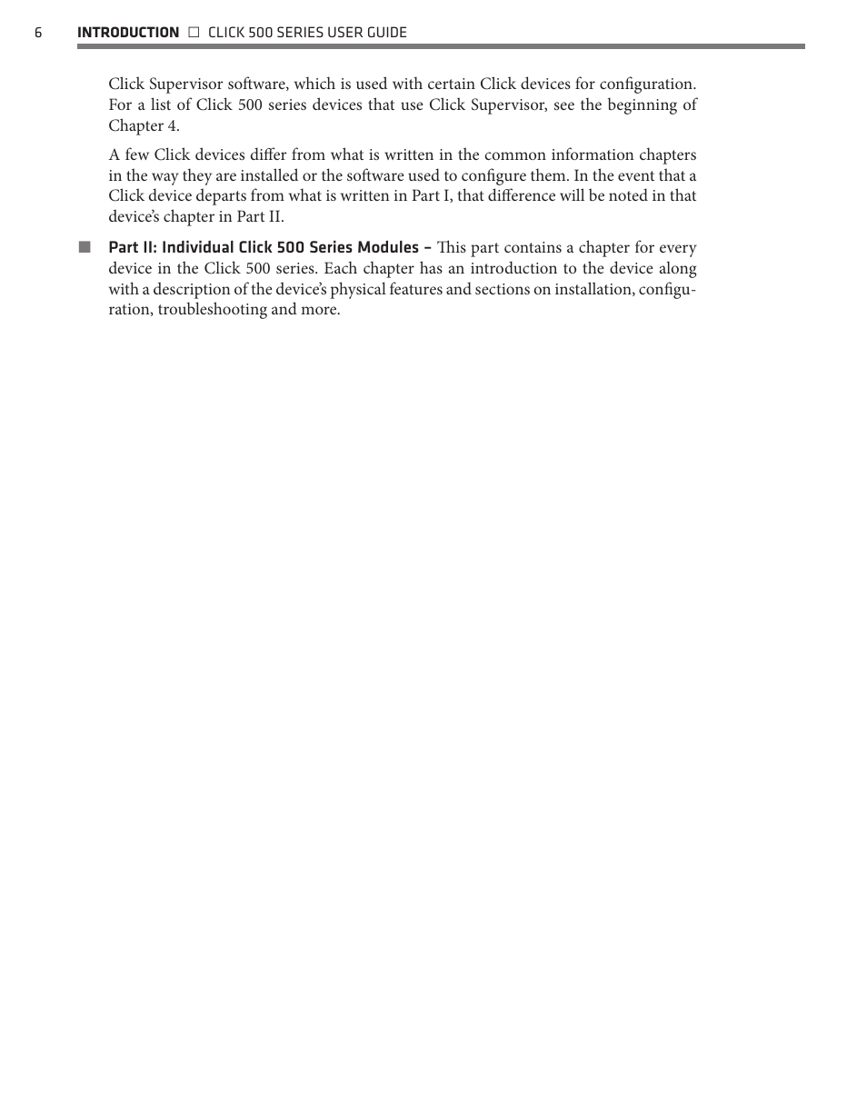 Wavetronix Click 500 (programmable controller) (CLK-500) - User Guide User Manual | Page 7 / 134