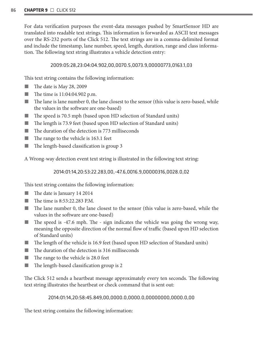 Wavetronix Click 500 (programmable controller) (CLK-500) - User Guide User Manual | Page 87 / 134