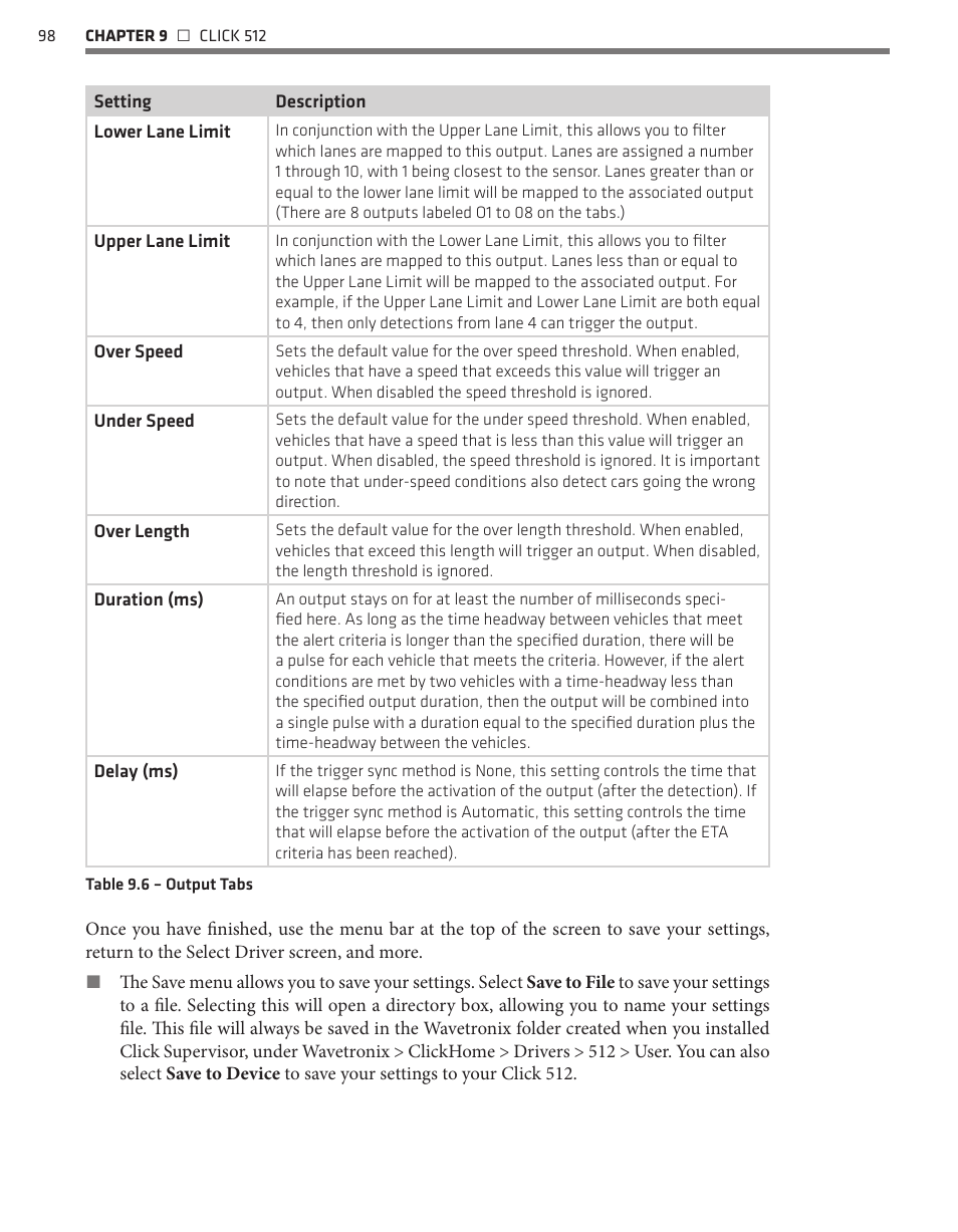 Wavetronix Click 500 (programmable controller) (CLK-500) - User Guide User Manual | Page 99 / 134