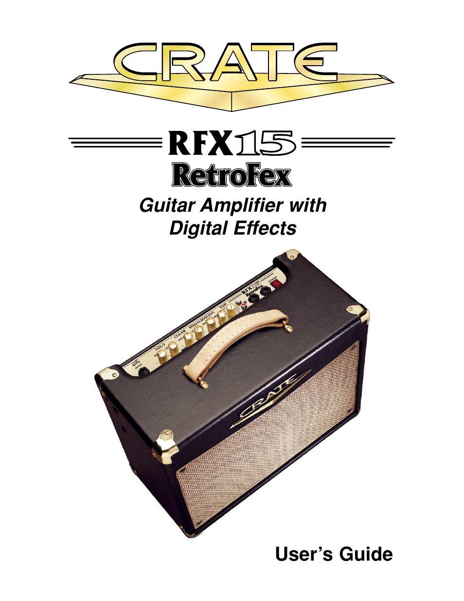 Crate Amplifiers RETROFEX RFX15 User Manual | 4 pages
