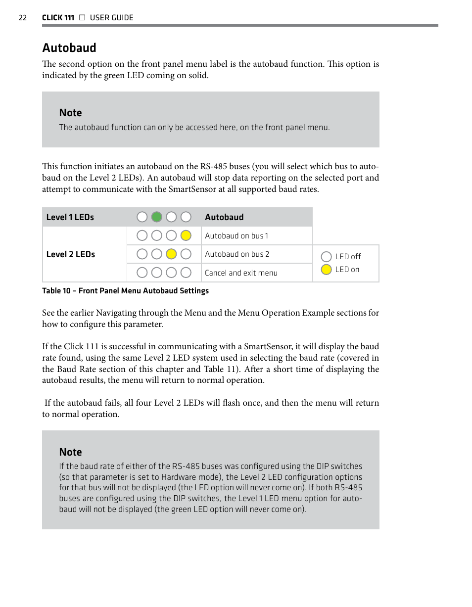 Autobaud | Wavetronix Click 111 (16-channel Contact Closure Eurocard) (CLK-111) - User Guide User Manual | Page 23 / 38