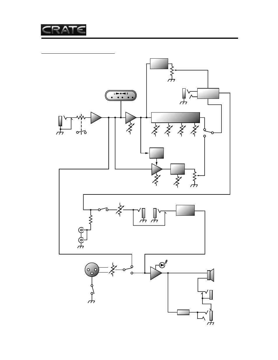 Bt220, System block diagram | Crate Amplifiers BT220 User Manual | Page 7 / 20