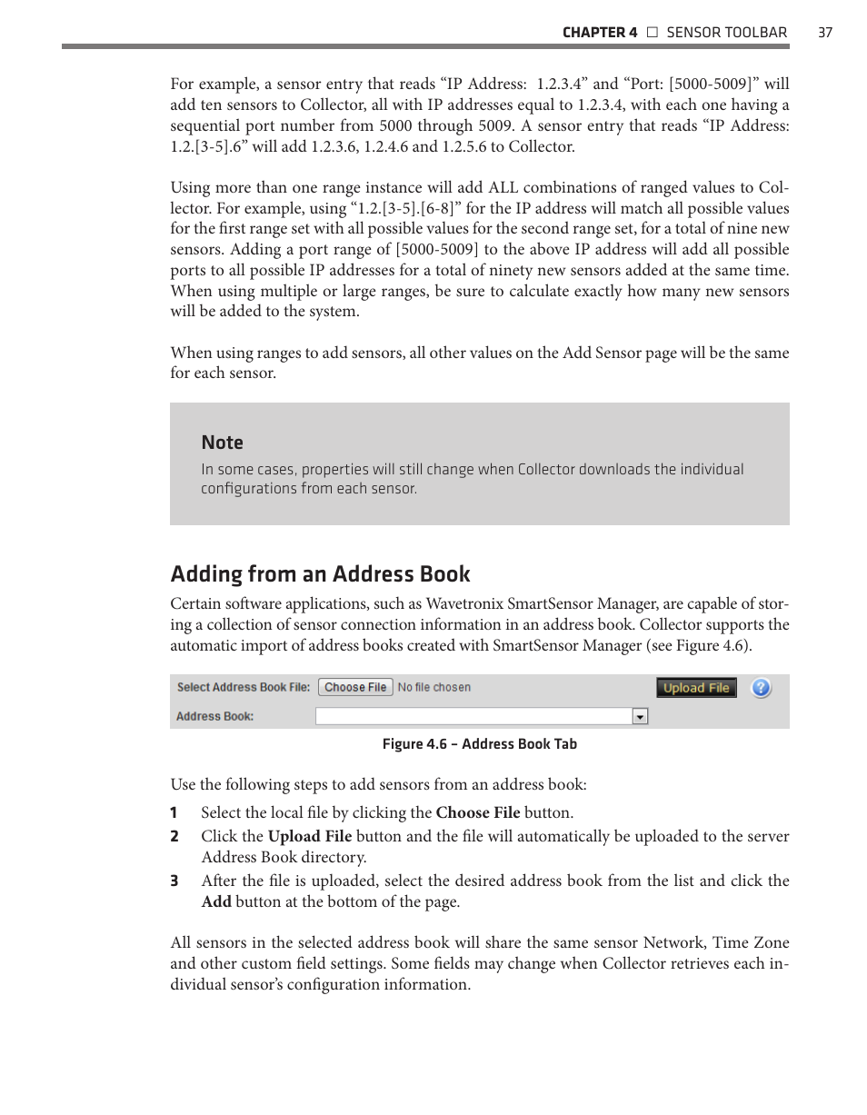 Adding from an address book | Wavetronix Command Collector (CMD-DCx) - User Guide User Manual | Page 38 / 117