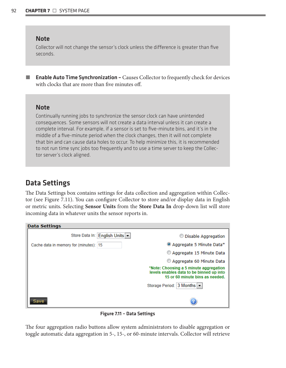 Data settings | Wavetronix Command Collector (CMD-DCx) - User Guide User Manual | Page 93 / 117