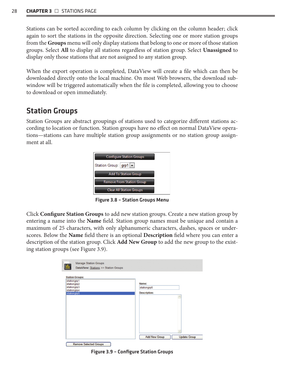 Station groups | Wavetronix Command DataView (CMD-DV) - User Guide User Manual | Page 29 / 106