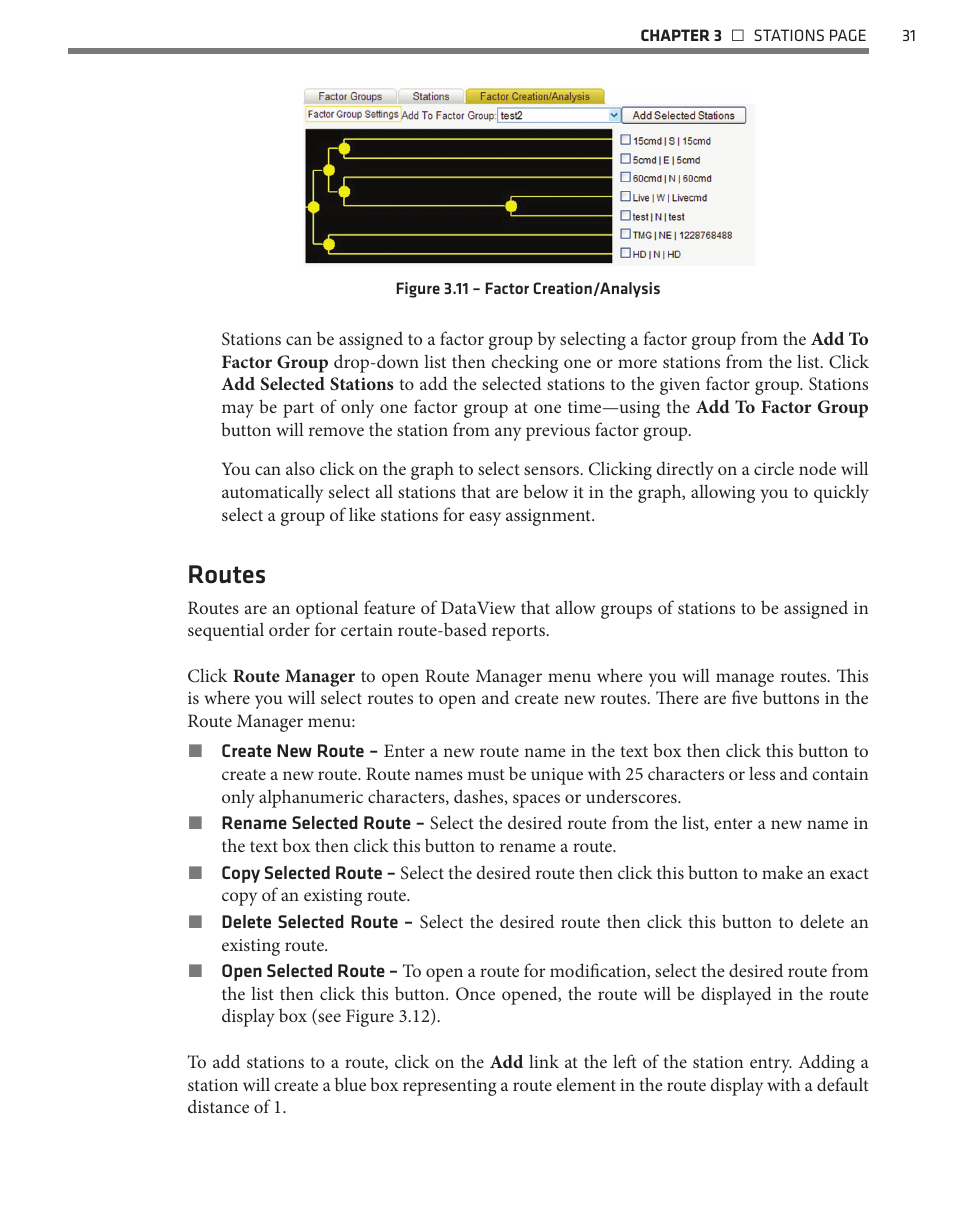 Routes | Wavetronix Command DataView (CMD-DV) - User Guide User Manual | Page 32 / 106