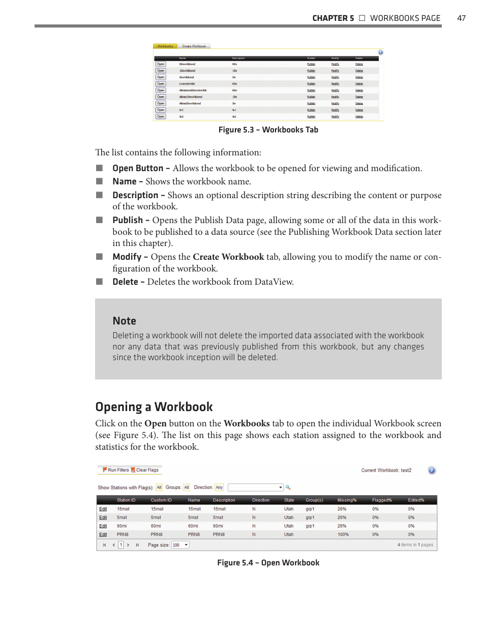 Opening a workbook | Wavetronix Command DataView (CMD-DV) - User Guide User Manual | Page 48 / 106