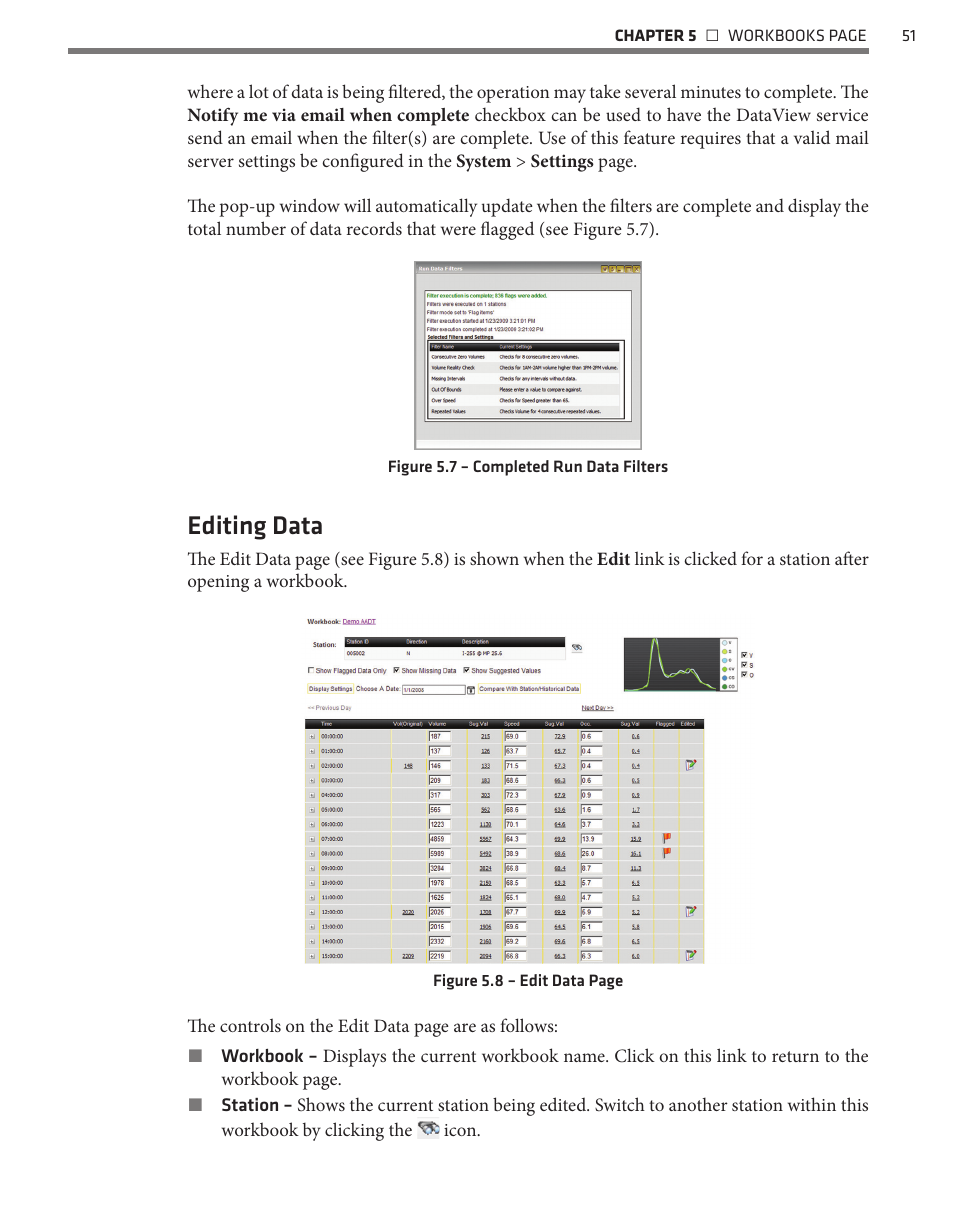Editing data | Wavetronix Command DataView (CMD-DV) - User Guide User Manual | Page 52 / 106