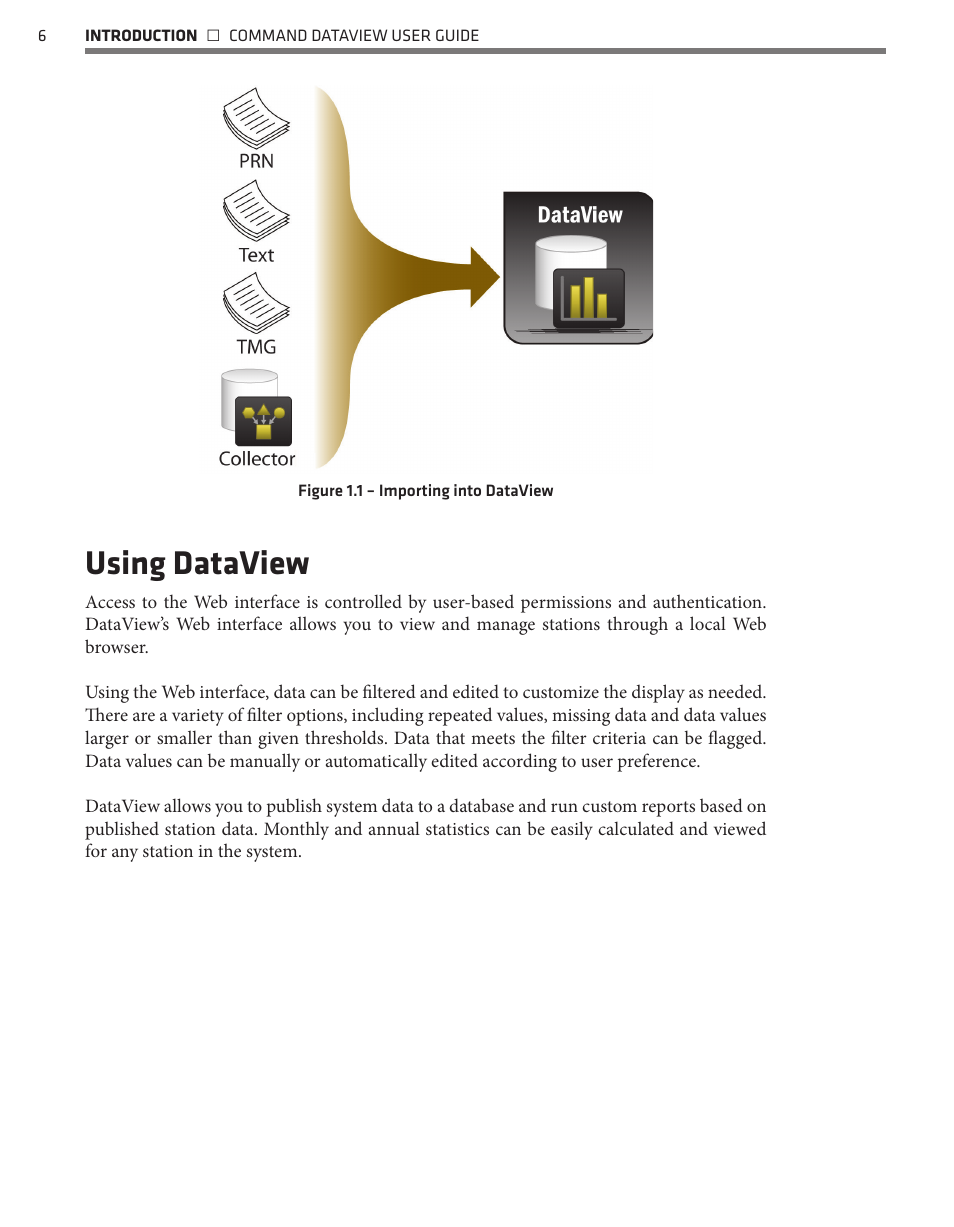 Using dataview | Wavetronix Command DataView (CMD-DV) - User Guide User Manual | Page 7 / 106