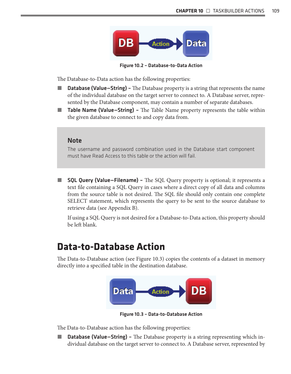 Data-to-database action | Wavetronix Command Translator (CMD-DT) - User Guide User Manual | Page 110 / 156