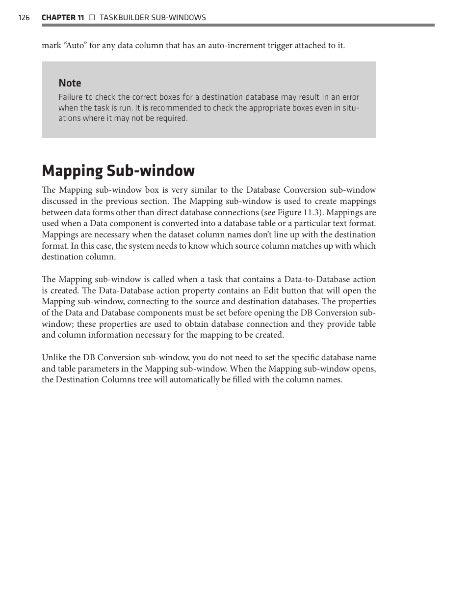 Mapping sub-window | Wavetronix Command Translator (CMD-DT) - User Guide User Manual | Page 127 / 156