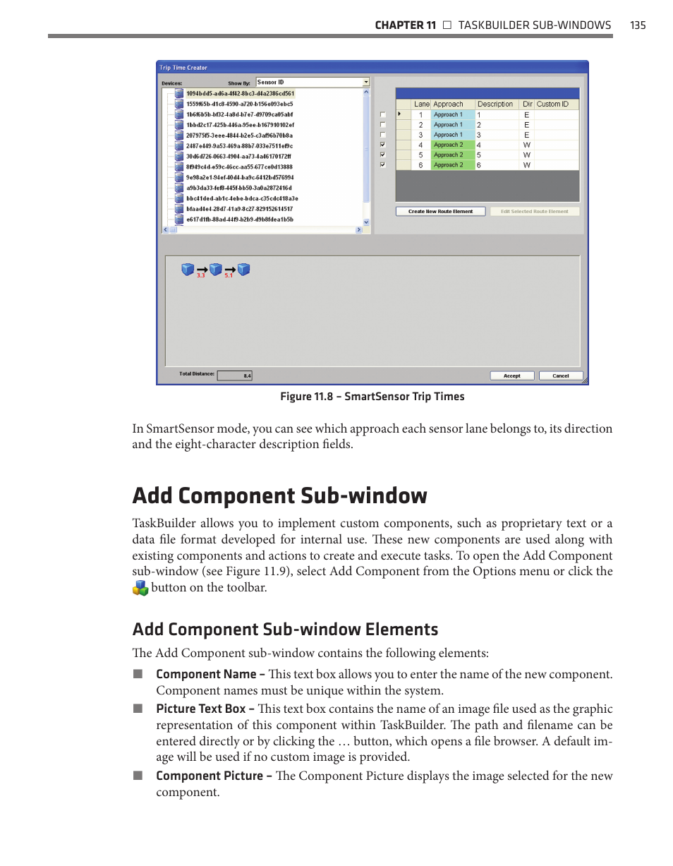 Add component sub-window, Add component sub-window elements | Wavetronix Command Translator (CMD-DT) - User Guide User Manual | Page 136 / 156