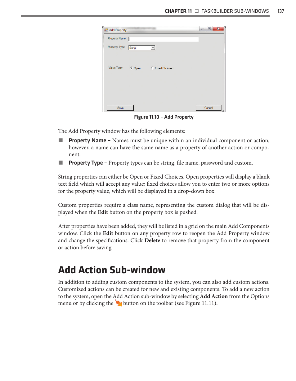 Add action sub-window | Wavetronix Command Translator (CMD-DT) - User Guide User Manual | Page 138 / 156