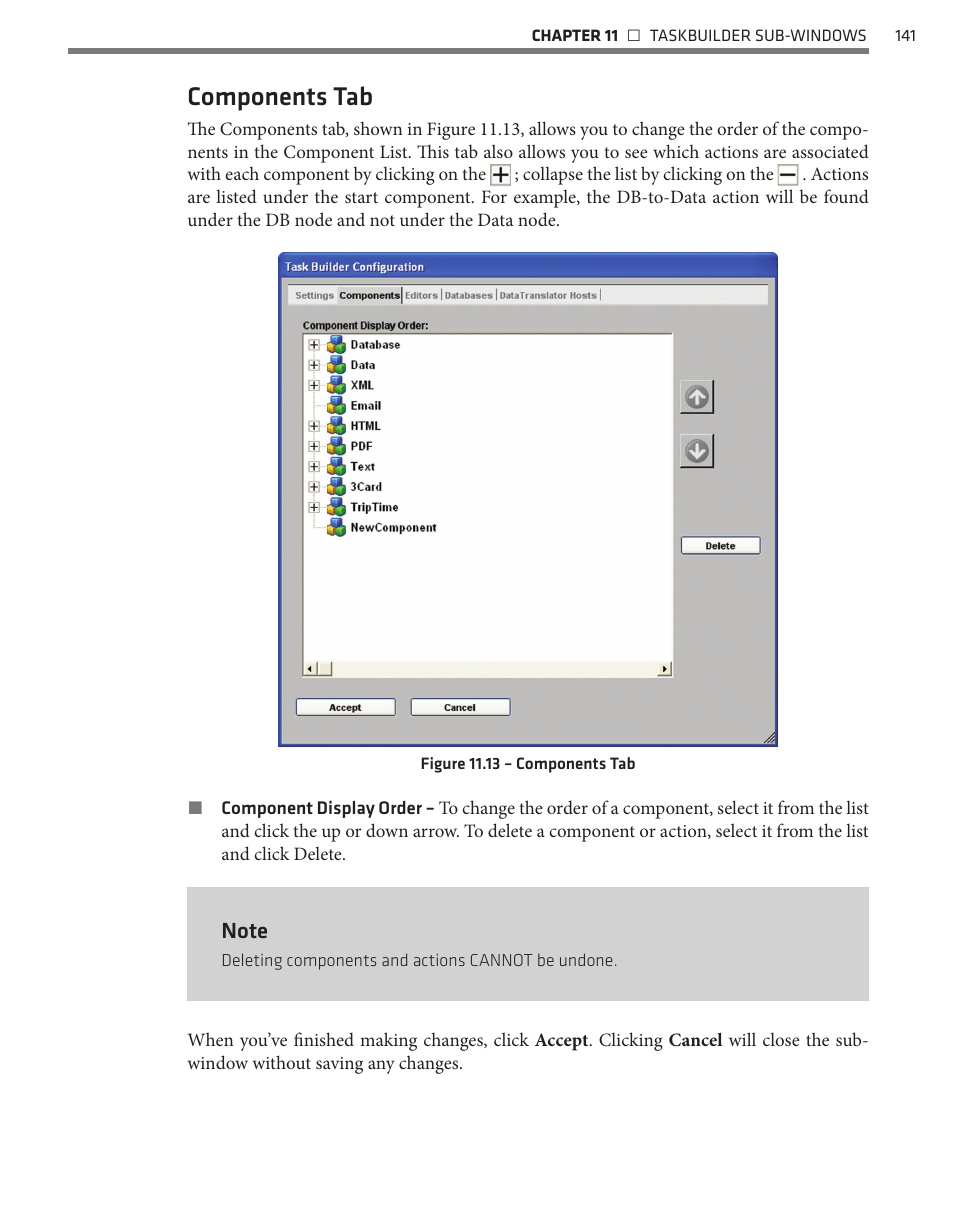 Components tab | Wavetronix Command Translator (CMD-DT) - User Guide User Manual | Page 142 / 156