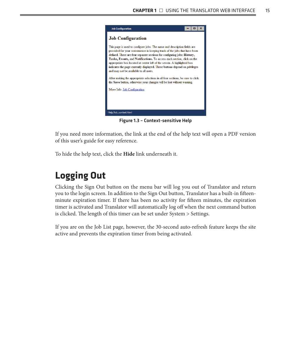 Logging out | Wavetronix Command Translator (CMD-DT) - User Guide User Manual | Page 16 / 156