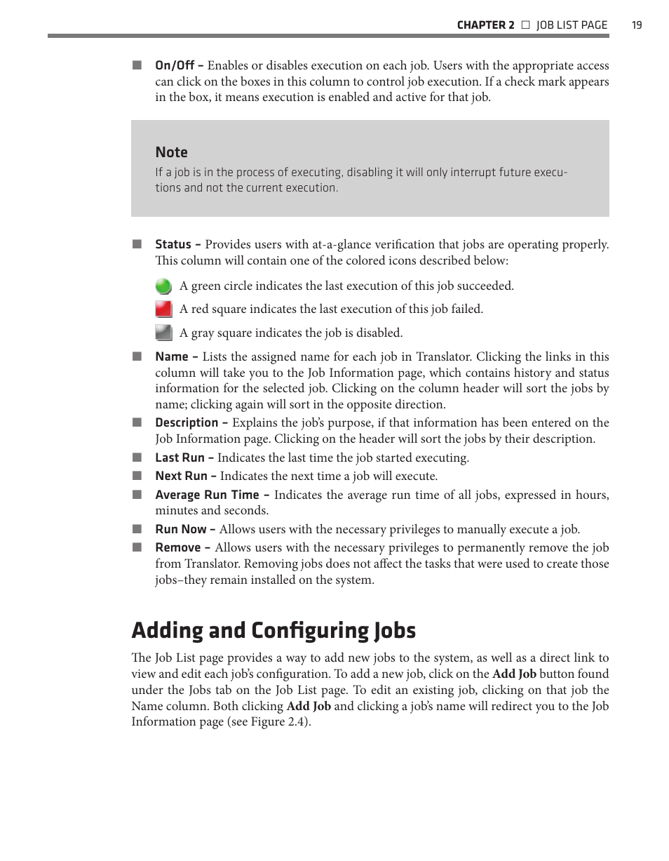 Adding and configuring jobs | Wavetronix Command Translator (CMD-DT) - User Guide User Manual | Page 20 / 156