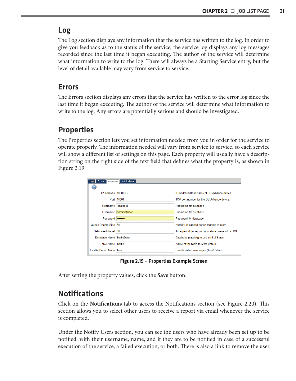 Errors, Properties, Notifications | Wavetronix Command Translator (CMD-DT) - User Guide User Manual | Page 32 / 156