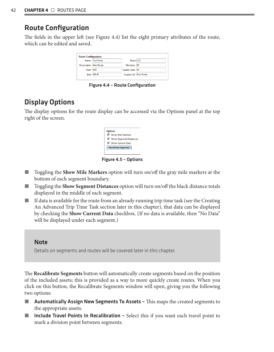 Route configuration, Display options | Wavetronix Command Translator (CMD-DT) - User Guide User Manual | Page 43 / 156