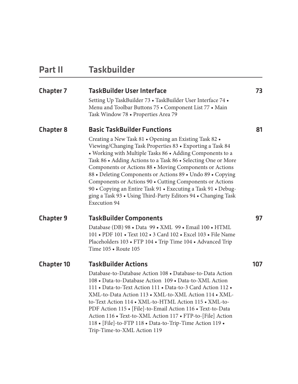 Part ii taskbuilder | Wavetronix Command Translator (CMD-DT) - User Guide User Manual | Page 5 / 156