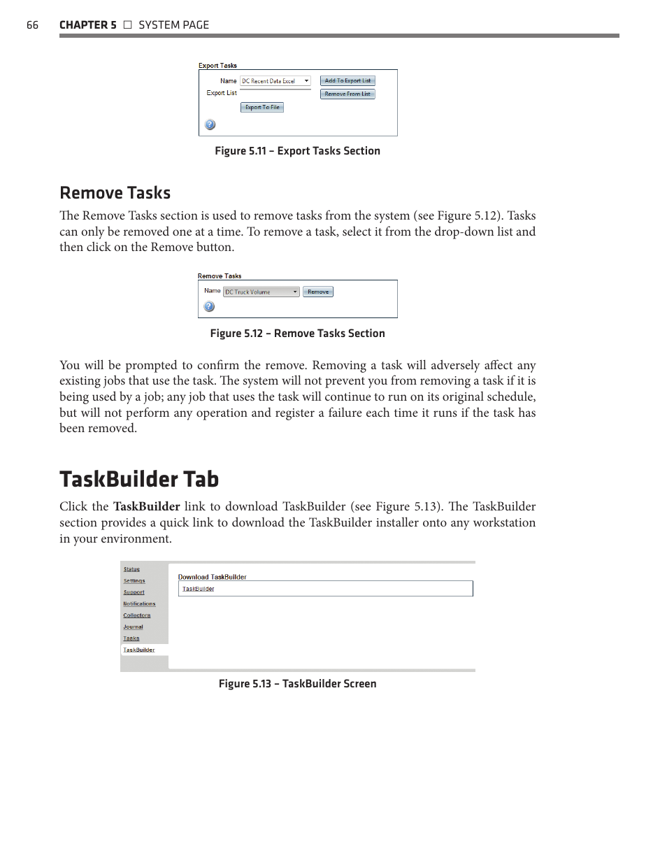 Taskbuilder tab, Remove tasks | Wavetronix Command Translator (CMD-DT) - User Guide User Manual | Page 67 / 156