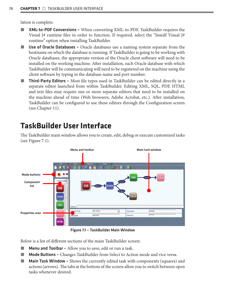 Taskbuilder user interface | Wavetronix Command Translator (CMD-DT) - User Guide User Manual | Page 75 / 156