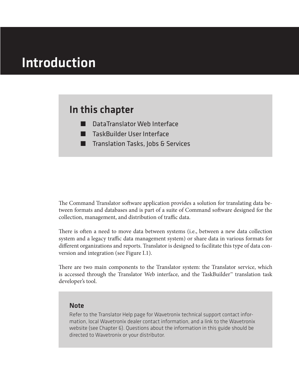 Introduction | Wavetronix Command Translator (CMD-DT) - User Guide User Manual | Page 8 / 156