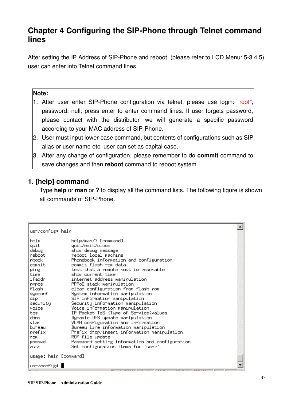 [help] command | Welltech LP-201 Mar-11-2005 User Manual | Page 44 / 65