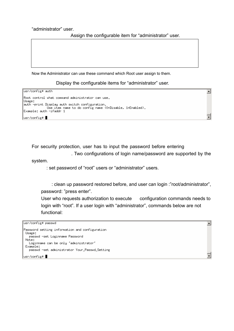 [passwd] command | Welltech LP-388 Oct-12-2007 User Manual | Page 100 / 100