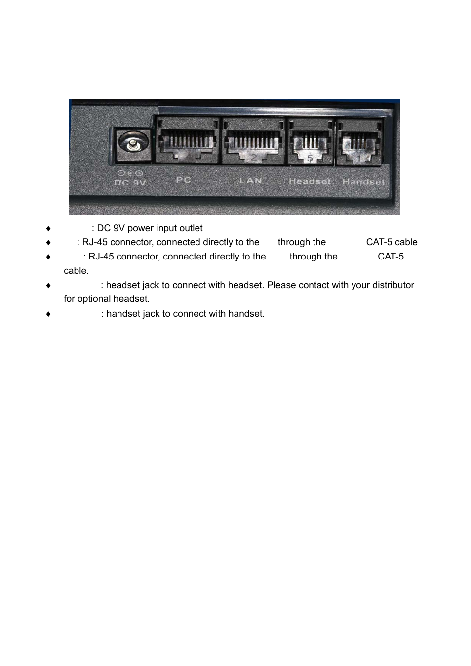 2 back panel, Back panel | Welltech LP-388 Oct-12-2007 User Manual | Page 13 / 100