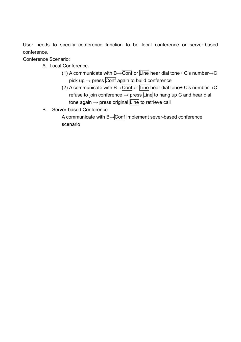 6 conference | Welltech LP-388 Oct-12-2007 User Manual | Page 28 / 100