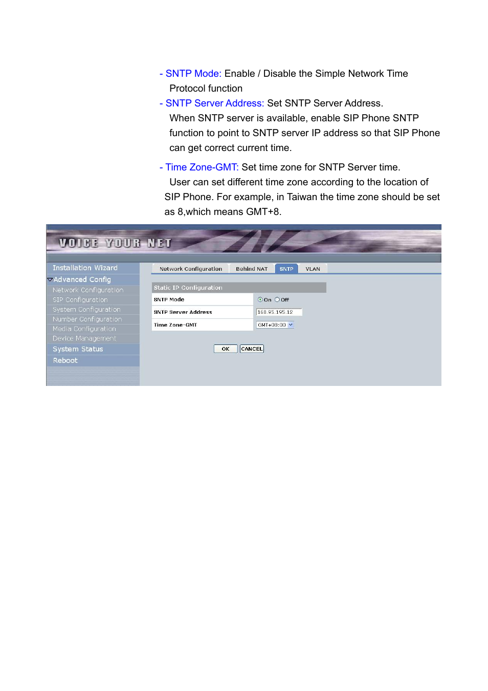 3) sntp | Welltech LP-388 Oct-12-2007 User Manual | Page 62 / 100