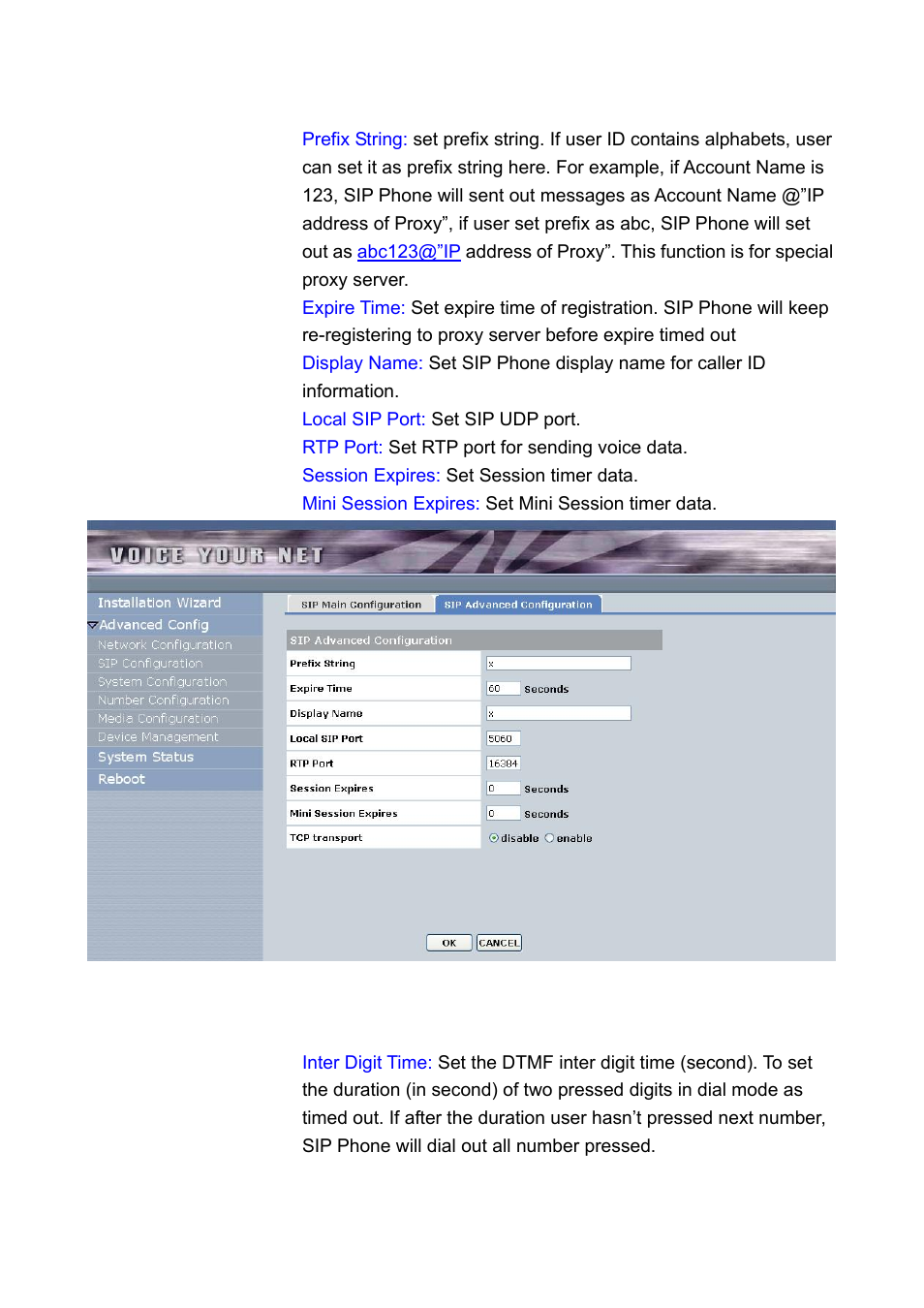 2) sip advanced configuration, 3 system configuration, 1) feature configuration | Welltech LP-388 Oct-12-2007 User Manual | Page 65 / 100