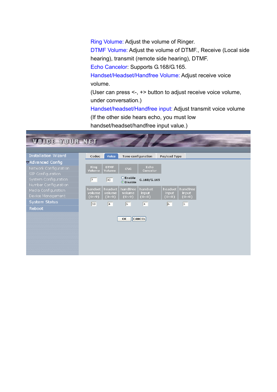 2) voice | Welltech LP-388 Oct-12-2007 User Manual | Page 73 / 100