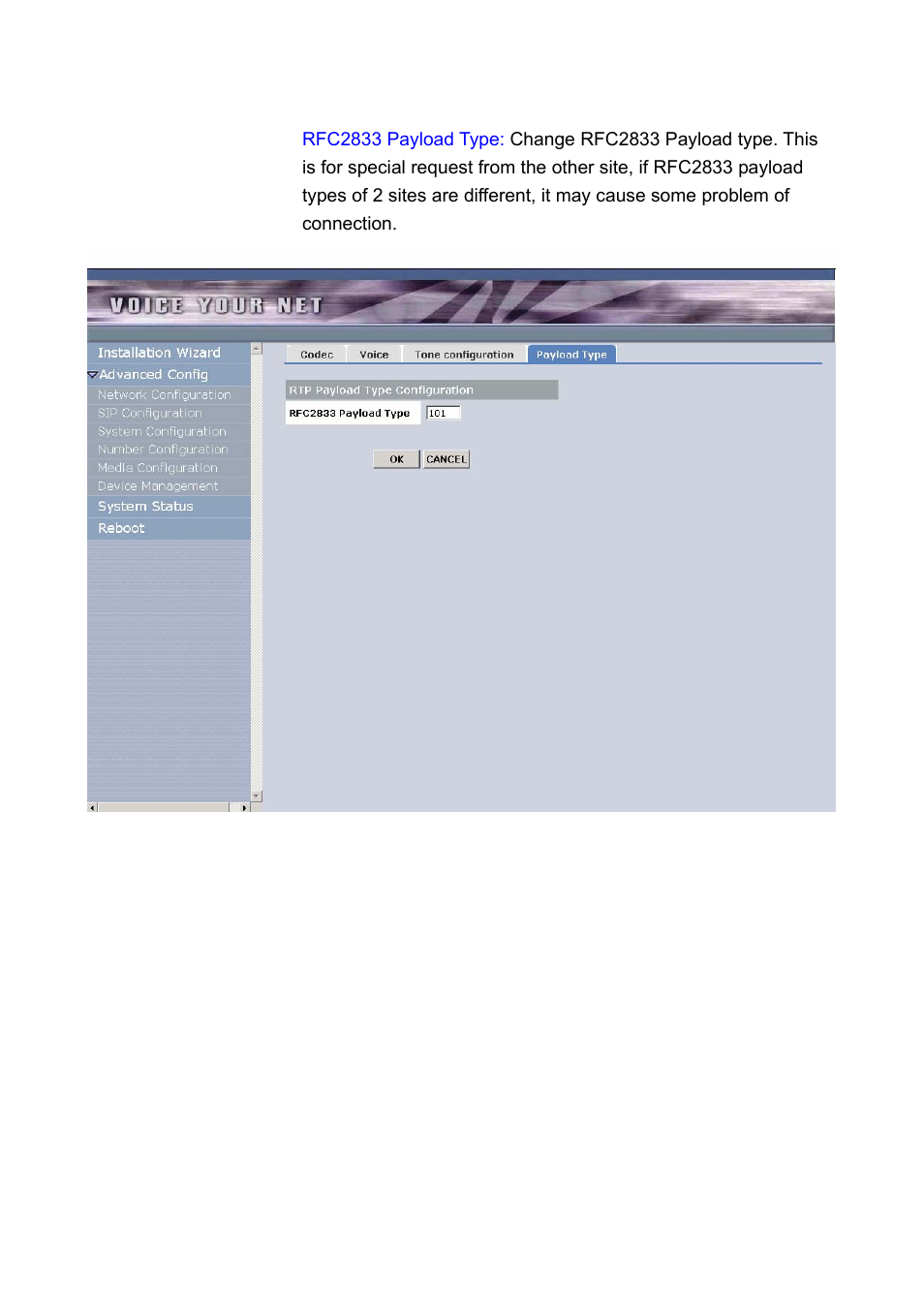 4) payload type | Welltech LP-388 Oct-12-2007 User Manual | Page 75 / 100