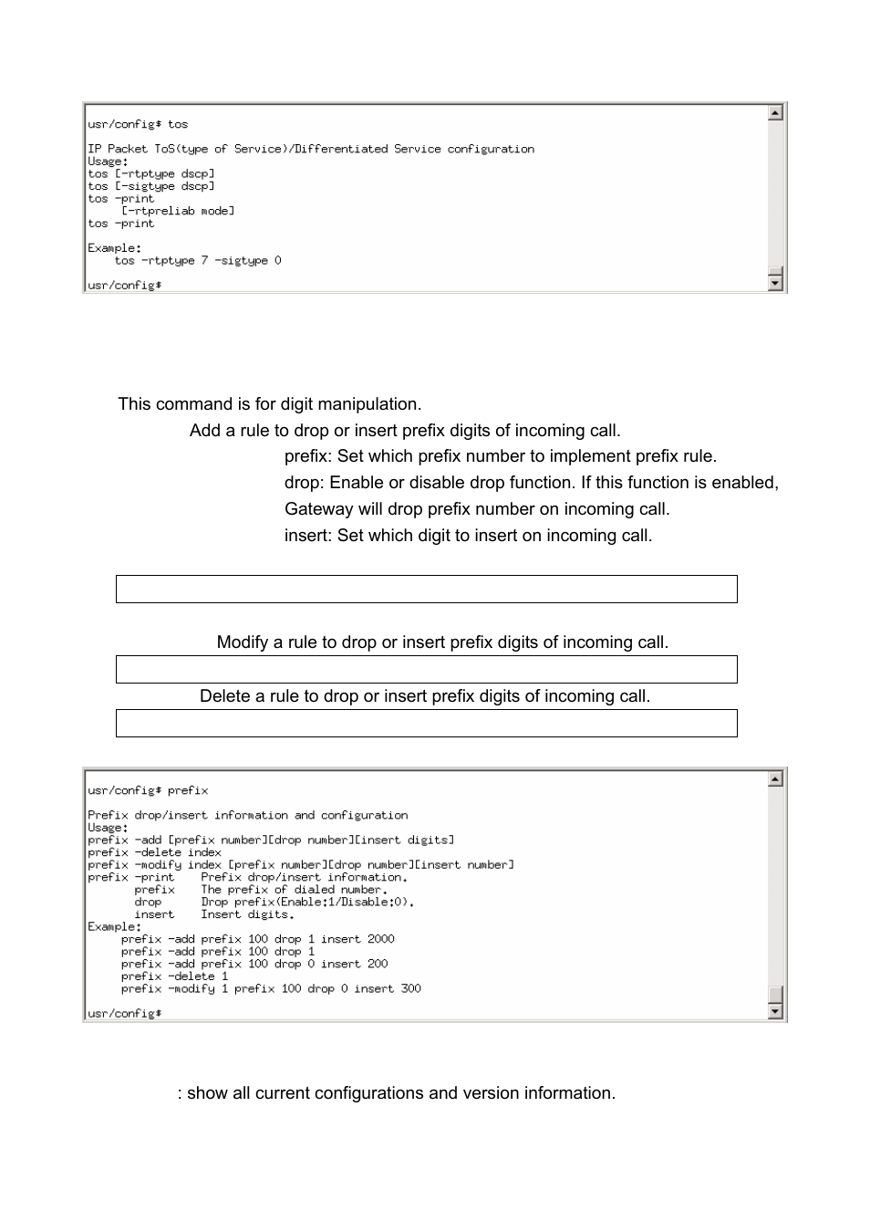 [prefix] command, [rom] command | Welltech LP-388 Oct-12-2007 User Manual | Page 98 / 100