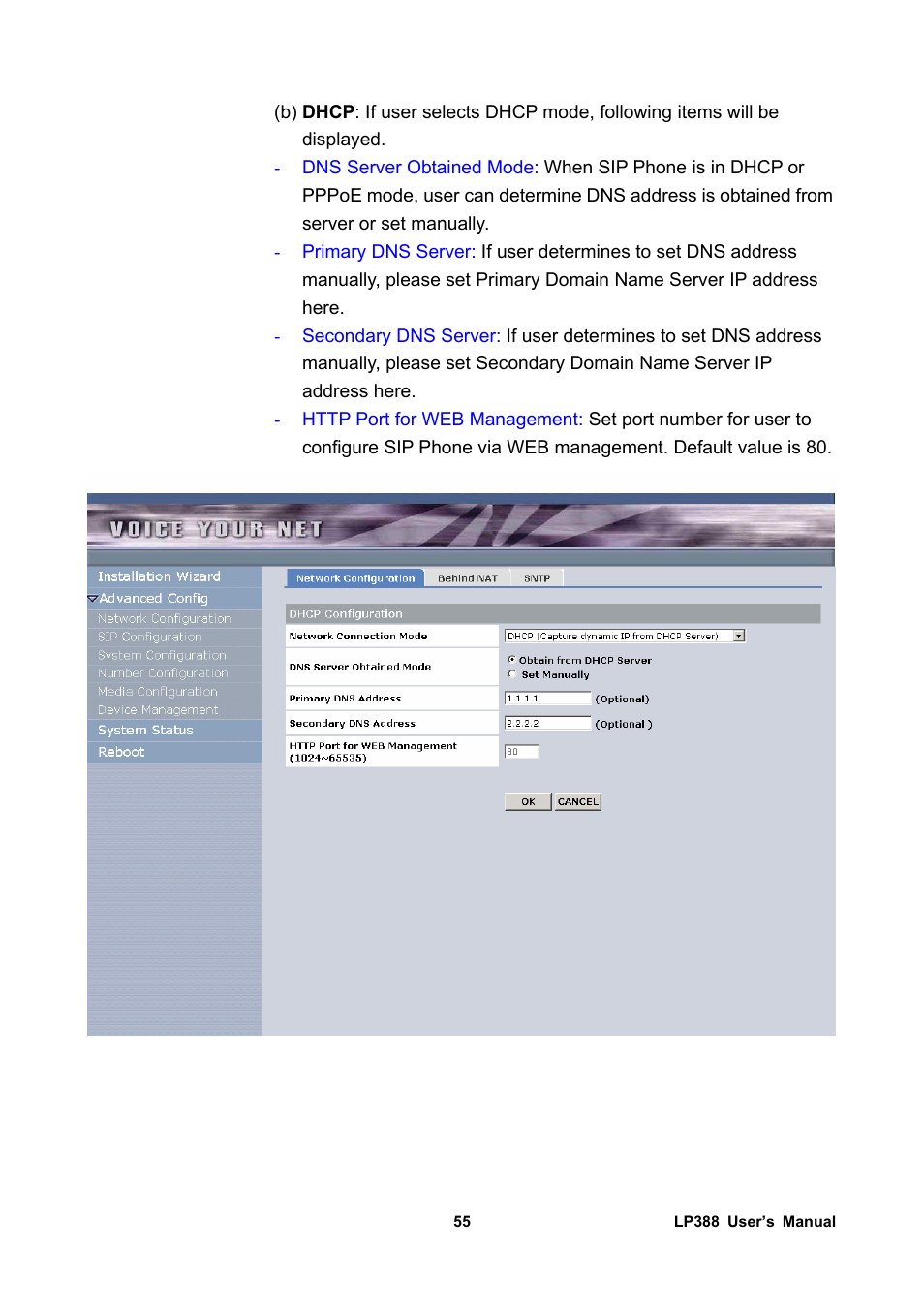 Welltech LP-388 Release 103 User Manual | Page 56 / 97