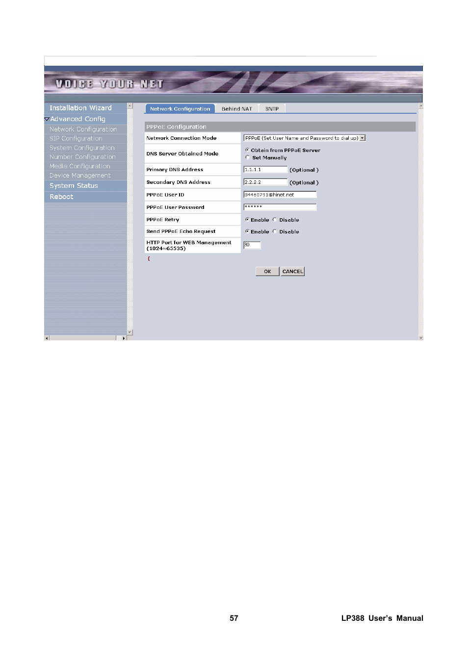 Welltech LP-388 Release 103 User Manual | Page 58 / 97