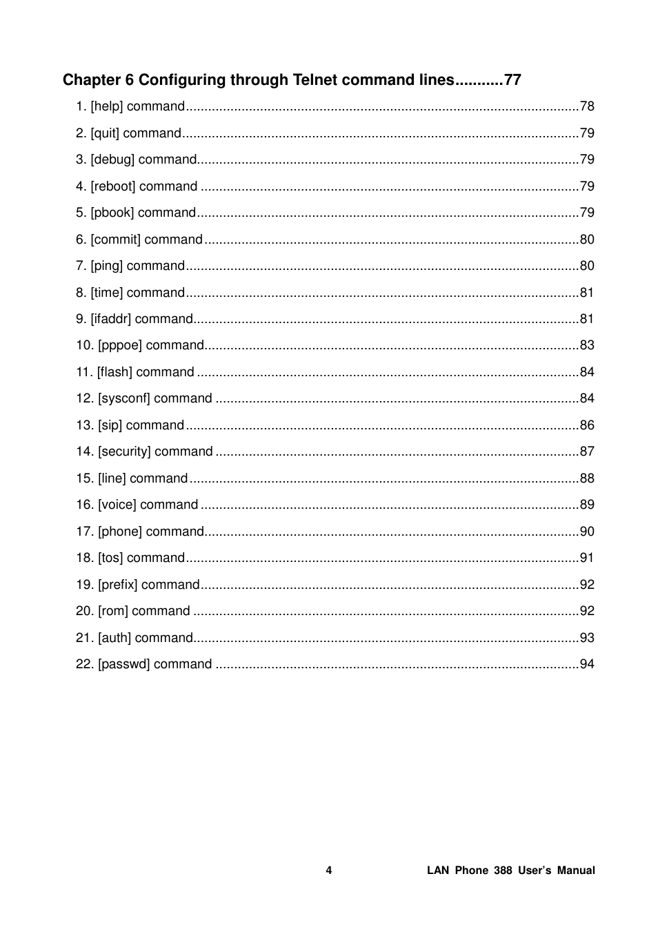 Welltech LP-388 Mar-05-2007 User Manual | Page 5 / 95