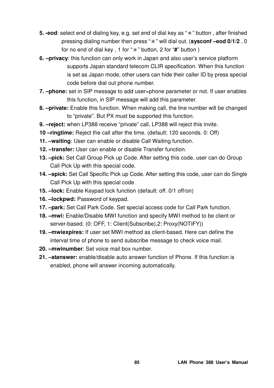 Welltech LP-388 Mar-05-2007 User Manual | Page 86 / 95