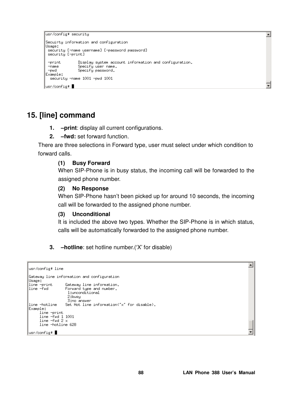 [line] command | Welltech LP-388 Mar-05-2007 User Manual | Page 89 / 95