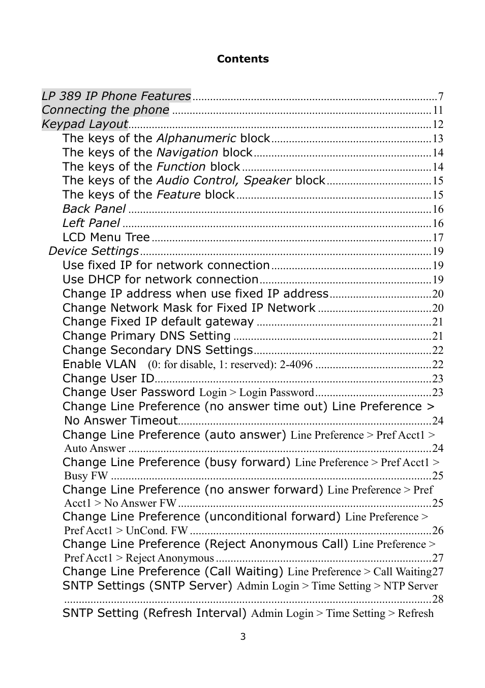 Welltech LP-389 v.1.06 Operation Guide User Manual | Page 3 / 58