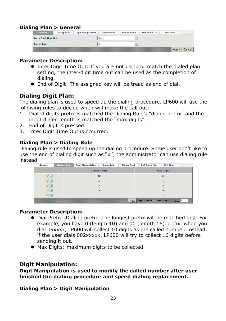 Welltech LP-389 v.1.06 Administrator Guide User Manual | Page 23 / 31