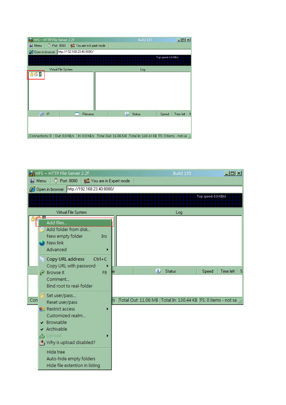 Step 4. add configuration file or firmware | Welltech LP-389 HTTP User Manual | Page 7 / 18